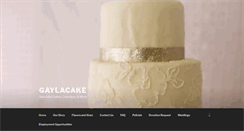 Desktop Screenshot of gaylacake.com